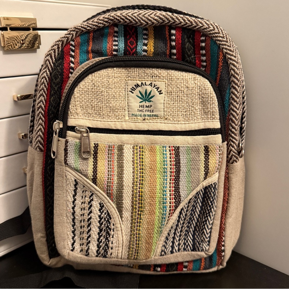 Himalayan mini hemp backpack